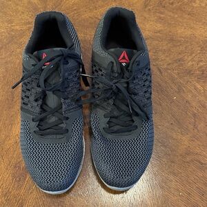 Reebok Black and Gray Athletic Shoes Men’s 8